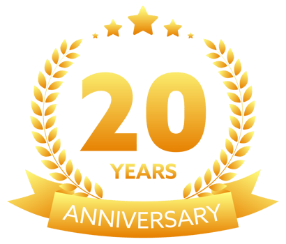 Anniversary icon set with laurel wreath. 10, 20, 30, 40 ,50, 60, 70, 80, 90, 100 years jubilee. Celebration anniversary event. stock illustration png