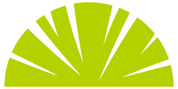 Collection of simple stylized green trees and bushes, perfect for representing nature in a simplified way png