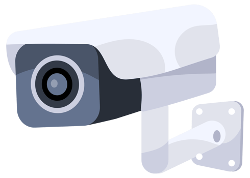 Security cameras ensuring safety and monitoring, enhancing home and business protection png