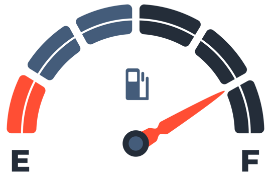 Gauge fuel. Fuel indicators gas meter. Oil level tank bar meter. illustration png