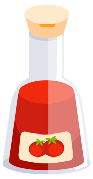 Variety of tomato ketchup packaging is showing different options for consumers, making it easy to find the perfect fit png