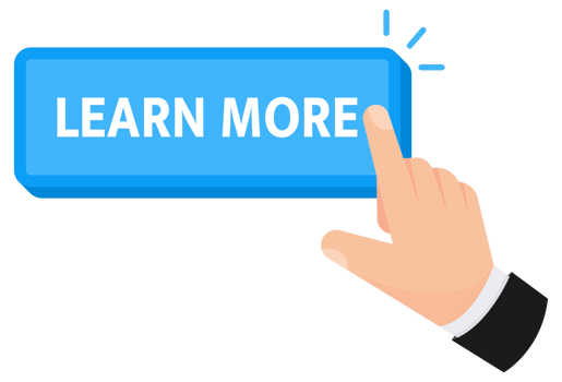 Learn more button with hand clicking. Web button. Finger Pressing. illustration png