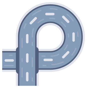 Street and road with footpaths and crossroads. Asphalt road. Footpath, ring png