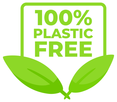 100 percent Plastic free green icon badge. Bpa plastic free chemical mark zero or clean. illustration png