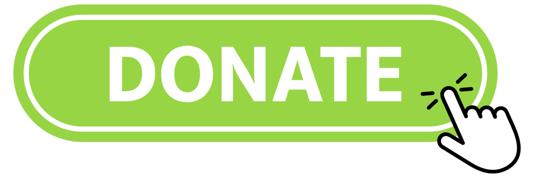 Donate Button with pointer clicking. Web button. Finger Pressing. Click to Donate Concept. illustration png