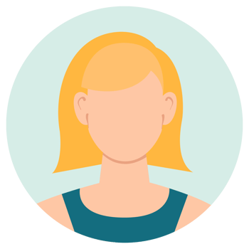 Set of different people avatars. User avatar in circle. illustration png