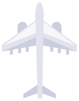 Airplanes and Military Aircraft Top. Planes top view. Airliner and fighter. png