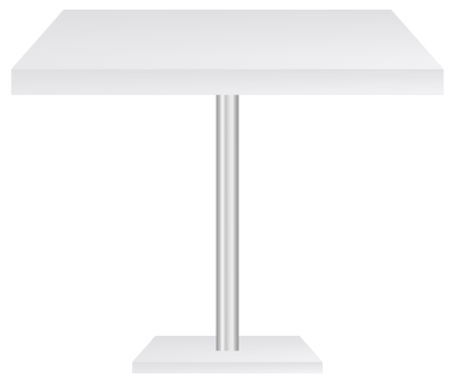 White Table, Platform, Stand. illustration png