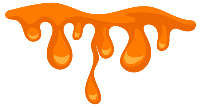 Liquid caramel cascades down a white backdrop, creating a sweet display. Rich toffee flows smoothly, forming a gooey treat png
