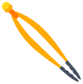 Kitchen tools set. Kitchenware, frying spoon, cook appliances. png