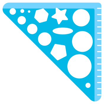 Ruler, Triangle Ruler, Protractor for School and Business. Illustration png