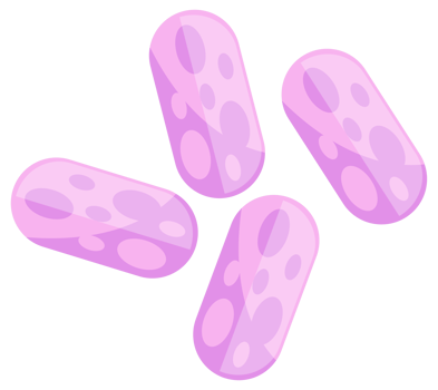 Bacteria and germs set. Types and microorganism. Germs and bacillus. png
