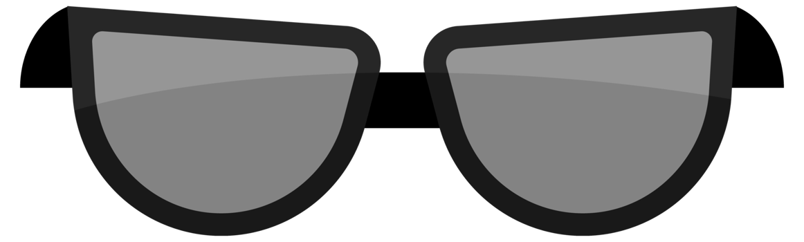 Fashion sunglasses accessory. Trendy plastic frame shades. Fashion Glasses png