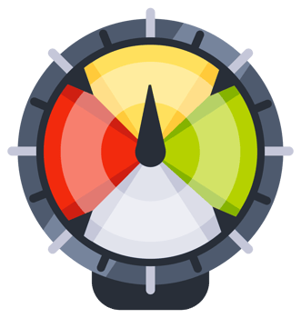 Set of colorful round manometers measuring pressure with arrow showing different values, industrial device for measurement of pressure in pipes or tanks png