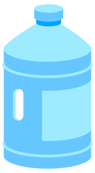 Water bottle. Empty plastic bottles. PET Bottle. Recyclable and easy to store liquids png