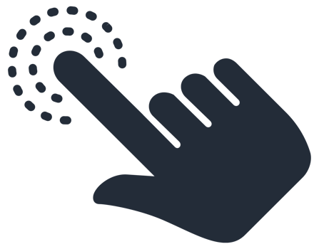 Mouse click cursor set. Pointer hand click. stock illustration. png