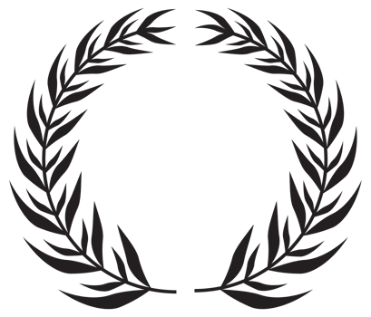 Simple black laurel wreath set. Different frame design elements. illustration png
