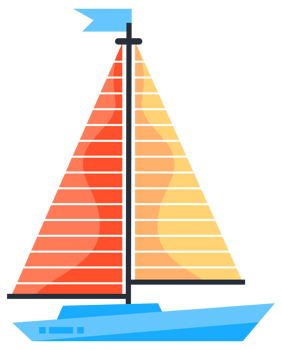 Luxury yachts, Motorboat and sailboats set. Sail vessel. Various types of water transport png