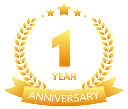 Anniversary icon set with laurel wreath. 10, 20, 30, 40 ,50, 60, 70, 80, 90, 100 years jubilee. Celebration anniversary event. stock illustration png