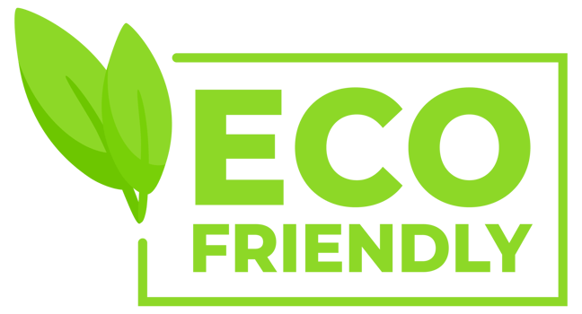 Set green labels with leaf symbols, promoting eco-friendly and environmentally conscious products. png