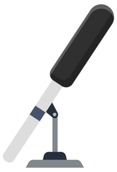 Assortment of different microphone types in a flat design style, suitable for audio equipment representation. png