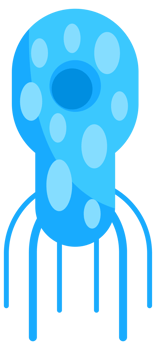Bacteria and germs set. Types and microorganism. Germs and bacillus. png