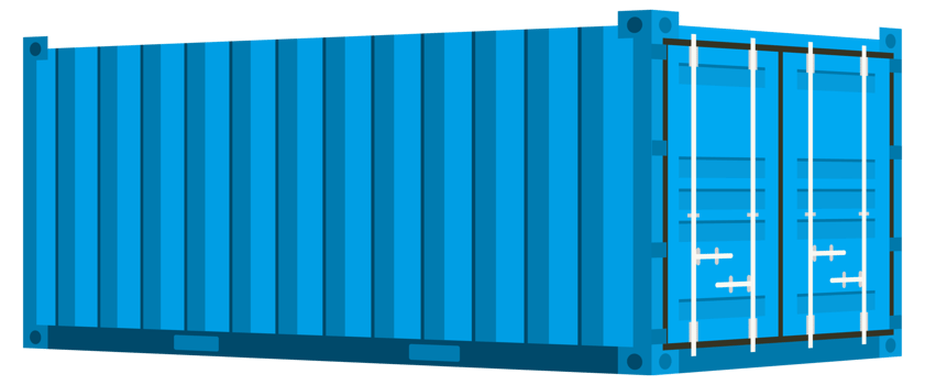 Set cargo containers. Freight Shipping, delivery and transportation. illustration png