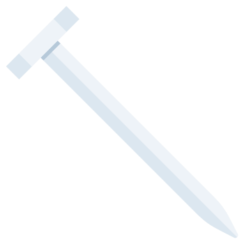 Flat nails caps. Bolt heads top view. Metal screws, nuts. Construction steel screw. png