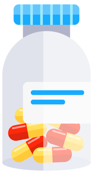 Medicine element isolated set. Medical instruments. Pills, first aid kit png