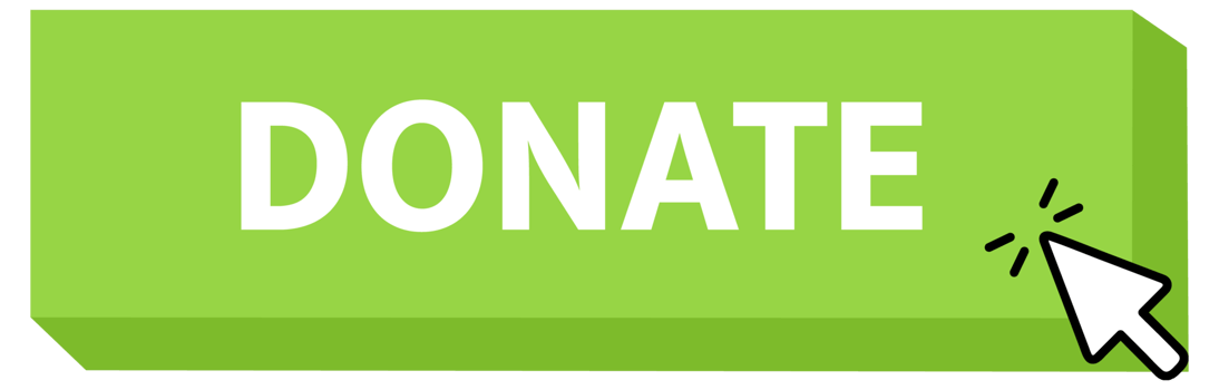 Donate Button with pointer clicking. Web button. Finger Pressing. Click to Donate Concept. illustration png