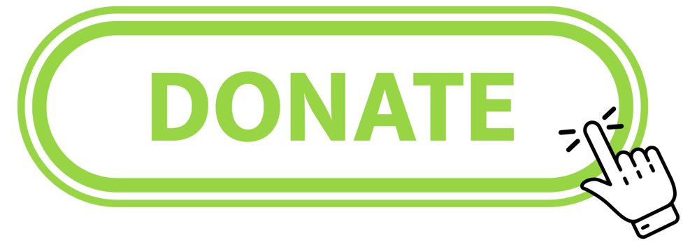 Donate Button with pointer clicking. Web button. Finger Pressing. Click to Donate Concept. illustration png