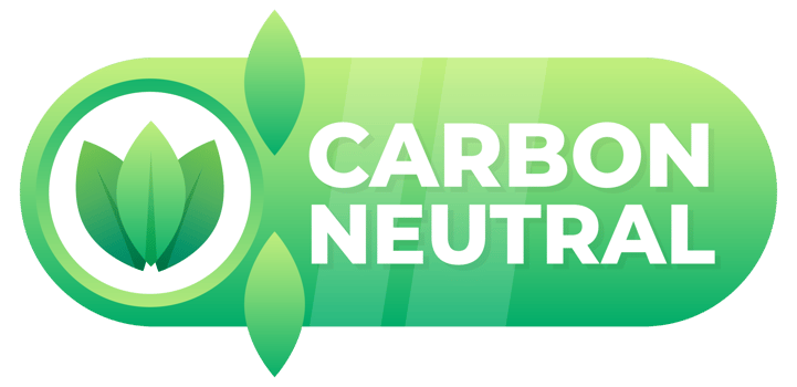 Emblem for carbon neutrality with a leaf pattern, representing commitment to reducing carbon footprint png