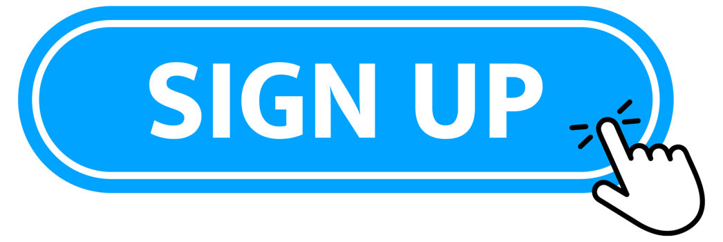 Sign UP Button with pointer clicking. Web button. Finger Pressing. Click to Sign UP Concept. illustration png