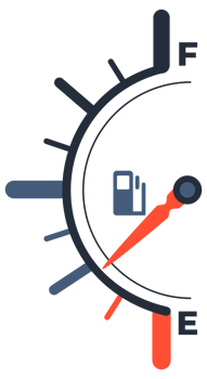 Gauge fuel. Fuel indicators gas meter. Oil level tank bar meter. illustration png