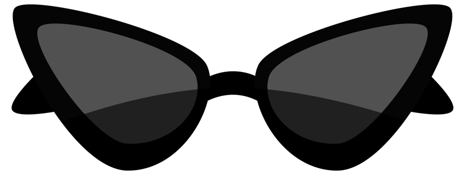 Fashion sunglasses accessory. Trendy plastic frame shades. Fashion Glasses png