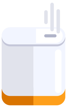 Aromatic diffusers and electronic air freshener spreading fragrance and eliminating unpleasant odors png