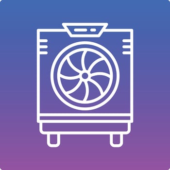 Cooler Illustration Icon vector