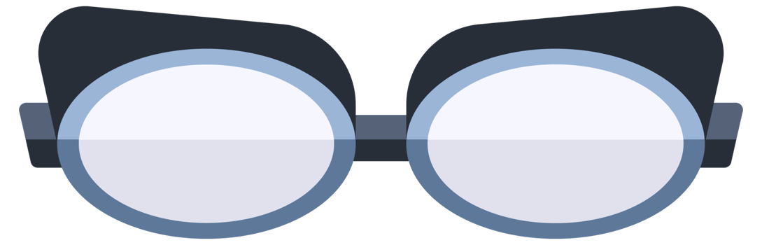 Fashion sunglasses accessory. Trendy plastic frame shades. Fashion Glasses png