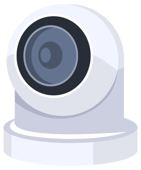 Security cameras ensuring safety and monitoring, enhancing home and business protection png