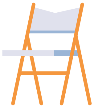 Chair set. Comfortable furniture for apartment interior or office png