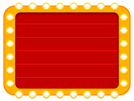 Retro lightbox template with lightbulb. Light box billboard. Advertising, promotion and sale billboard advertise. Cinema, bar show. illustration png