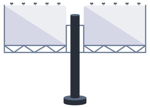 Road billboards templates. Road billboards realistic template. Lightboxes variety stand. City street advertisement png