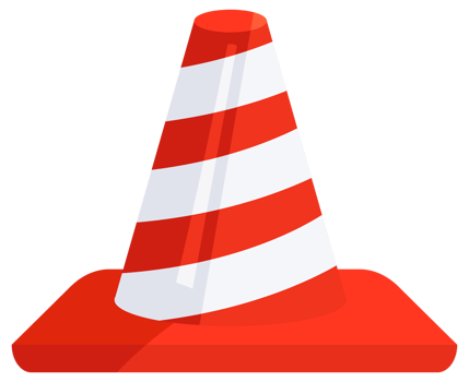 Under construction sign. Traffic Road barriers set. Wrong way stop. Closed road blocks. png