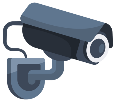 Security camera. cctv camera, surveillance. illustration png