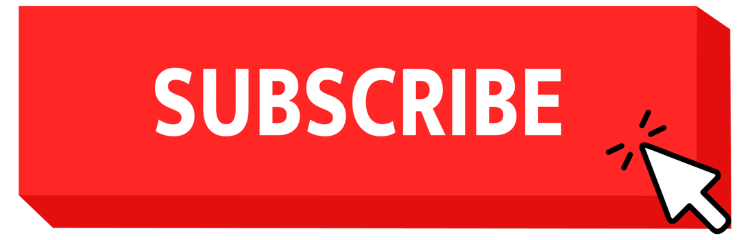 Subscribe Button with pointer clicking. Web button. Finger Pressing. Click to Subscribe Concept. illustration png