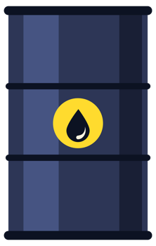 Container with hazard toxic and chemical liquid. Flammable waste, biohazard. illustration png