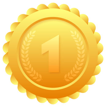 Winner medal. Award sign. Achievement badge. Golden stamp. Best choice badge. stock illustration png