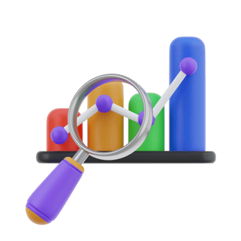 Analysis business 3D Illustration png