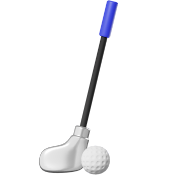 Golf 3D Illustration png