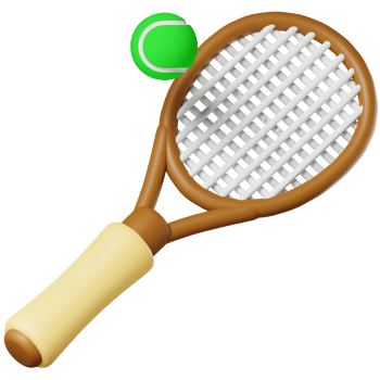 Tennis 3D Illustration png